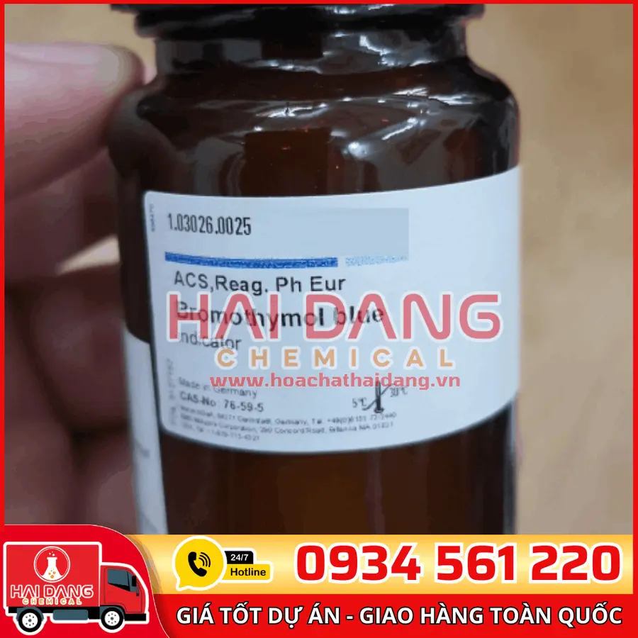 Bromothymol Blue lọ 5g - Merck