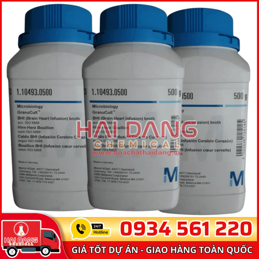 BHI Broth (Brain Heart Infusion Broth) lọ 500g - Merck