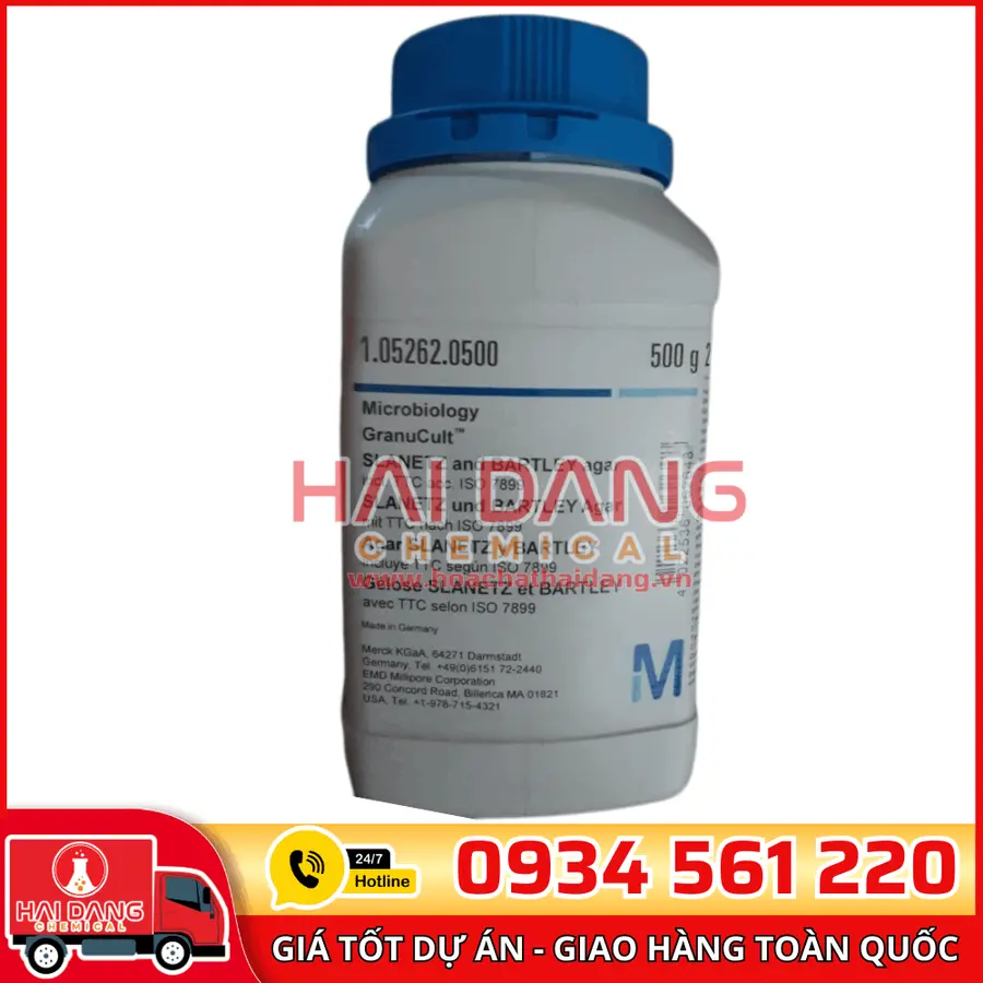 SLANETZ and BARTLEY Agar lọ 500g - Merck