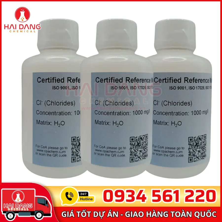 Dung Dịch Chuẩn Chlorides 1000 mg/L Cho IC – CPAchem