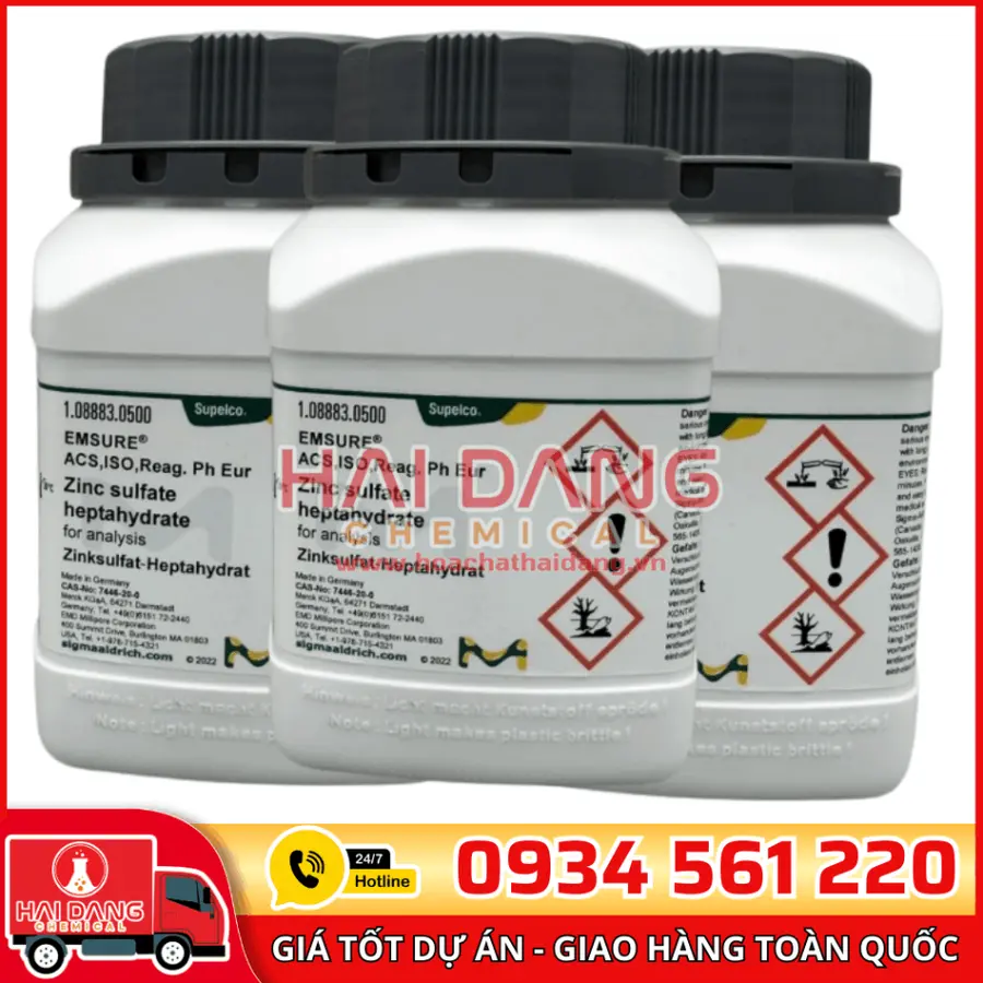 Zinc Sulfate Heptahydrate, lọ 500g – Merck