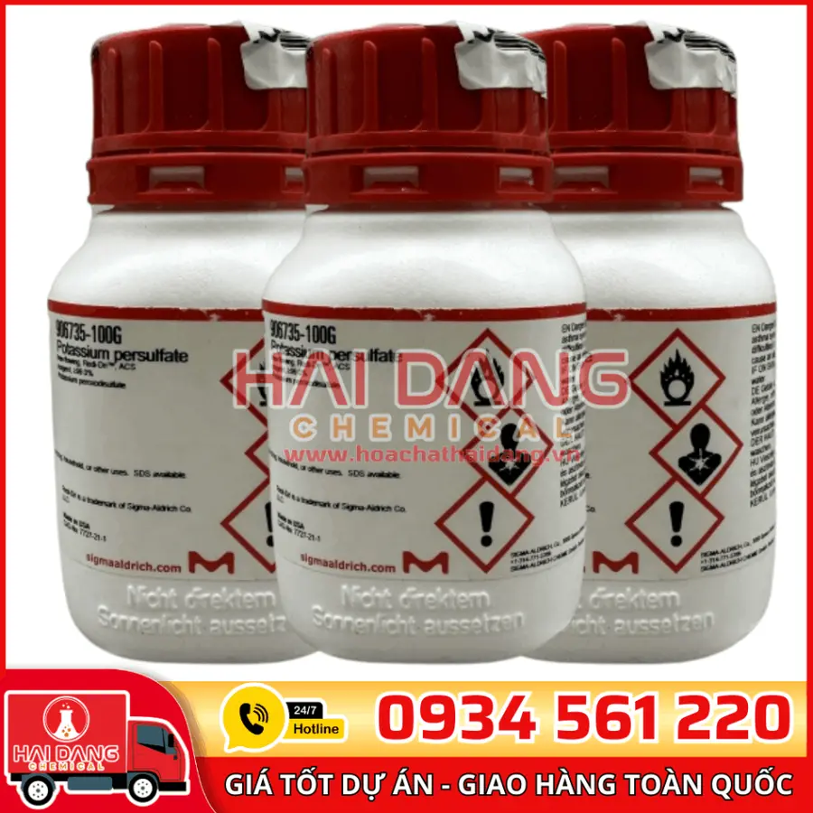 Potassium persulfate lọ 100g, hãng Singma
