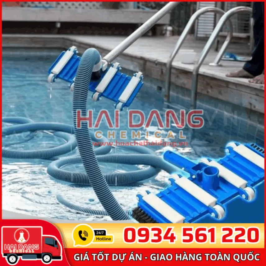 Bộ Vệ Sinh Bể Bơi 6 Món Cao Cấp Waterco Đầy Đủ Dụng Cụ