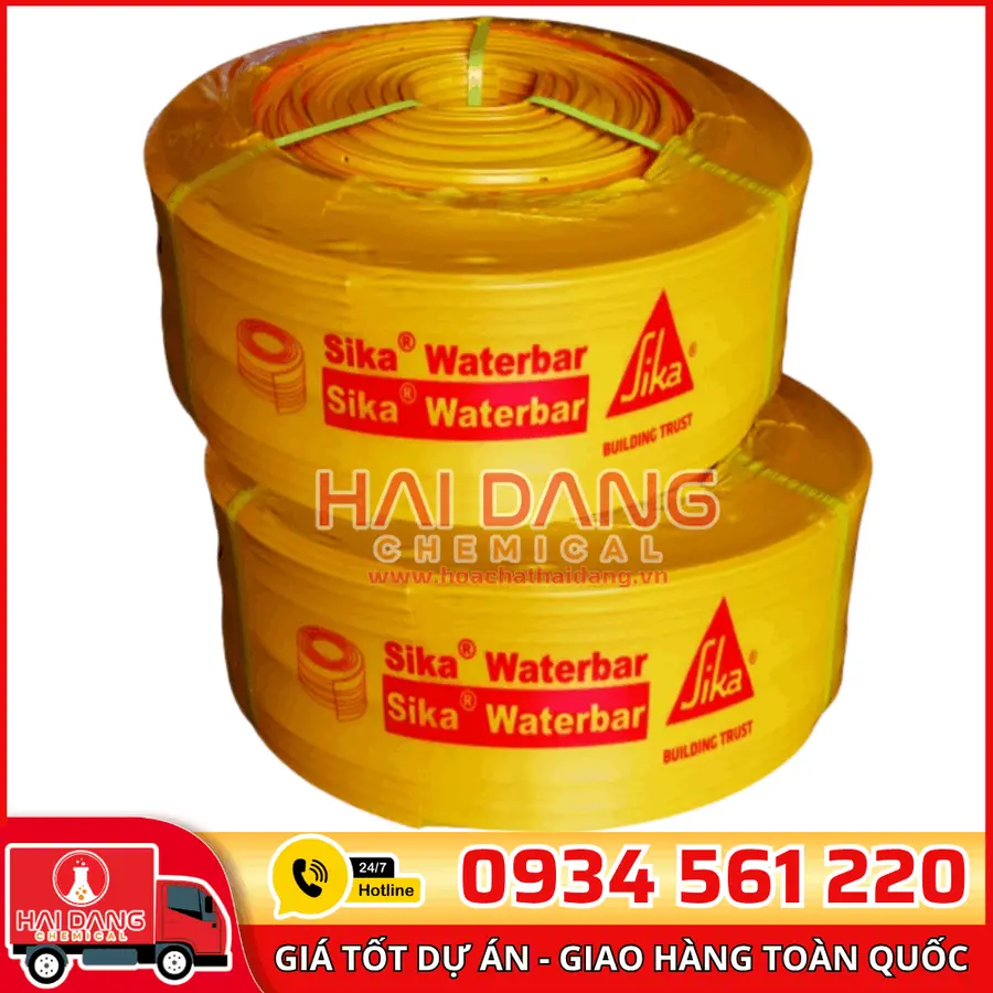 Sika Waterbar V15, V20 – Băng Cản Nước PVC Mạch Ngừng Hiệu Quả