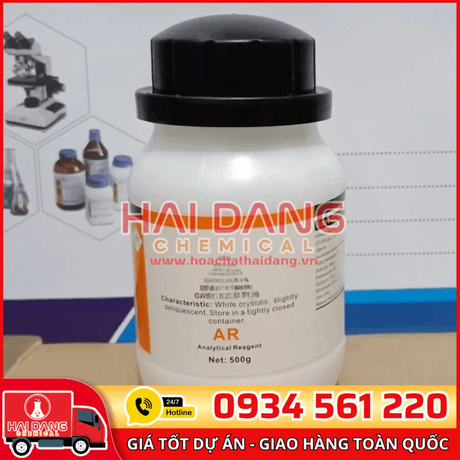 Silver Nitrate AgNO₃, lọ 500g - hãng Xilong