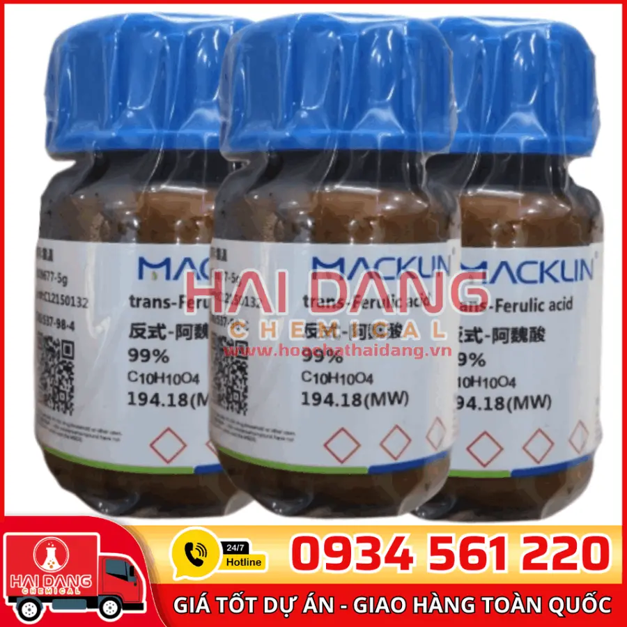Trans-Ferulic acid 5g - Macklin