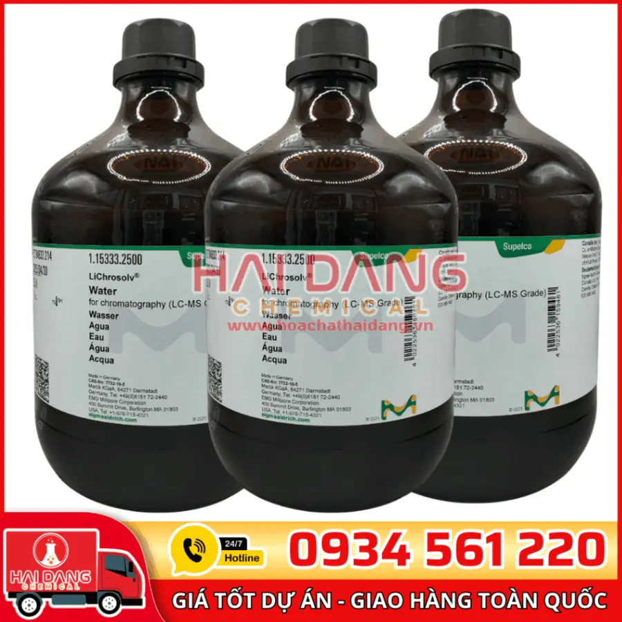Water for Chromatography (LC-MS Grade) lọ 2.5L - Merck