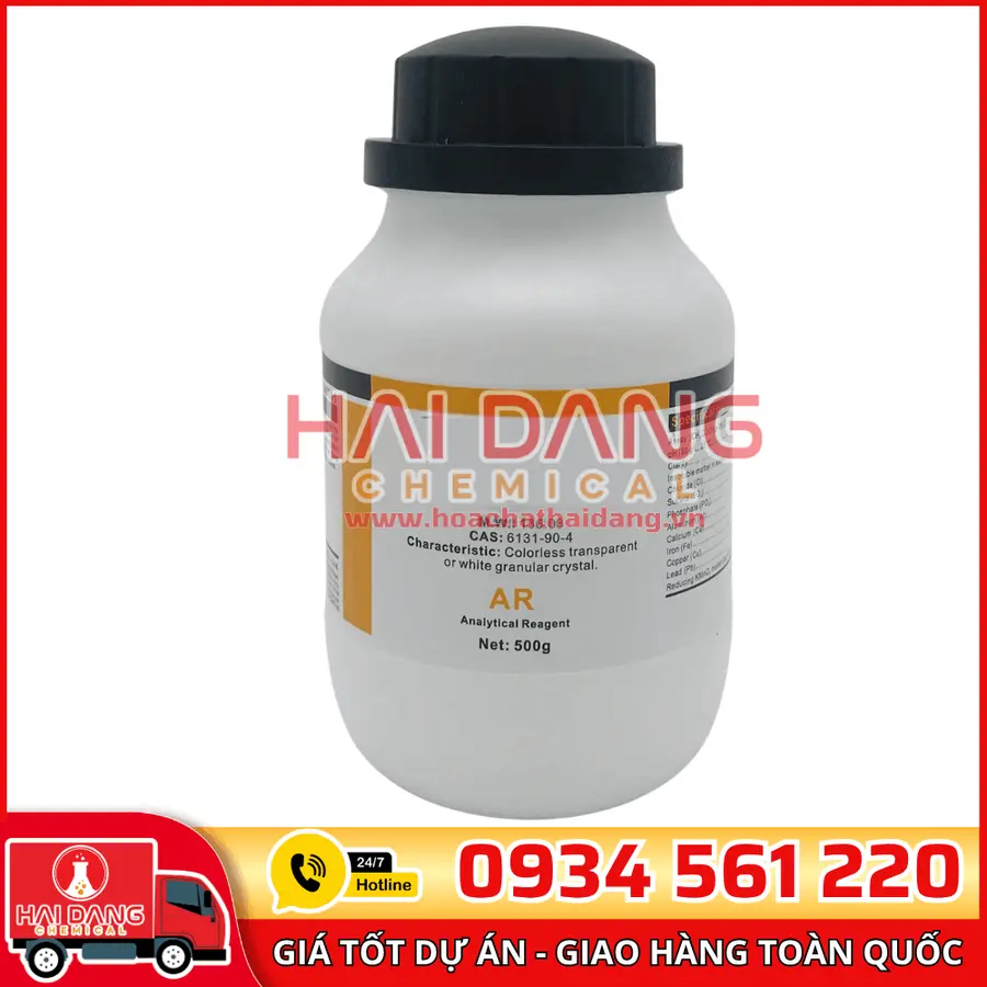 Congo Red C₃₂H₂₂N₆Na₂O₆S₂, lọ 500g - hãng Xilong