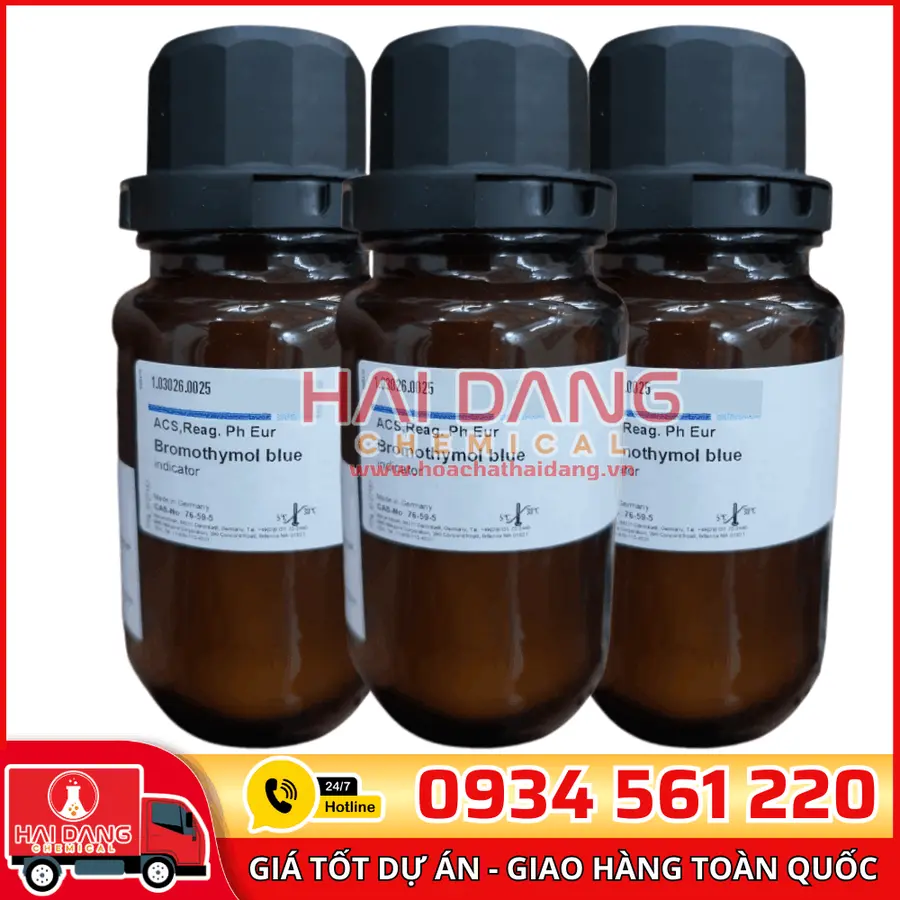 Bromothymol Blue lọ 25g - Merck