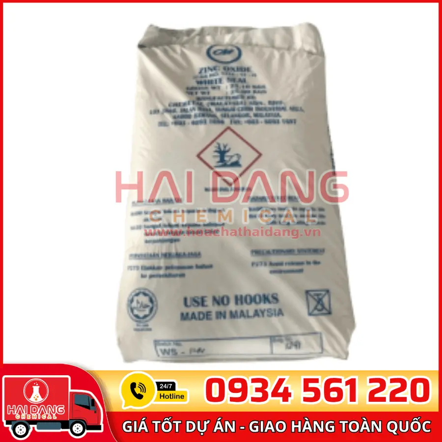 Kẽm Oxit Zinc Oxide ZnO Malaysia