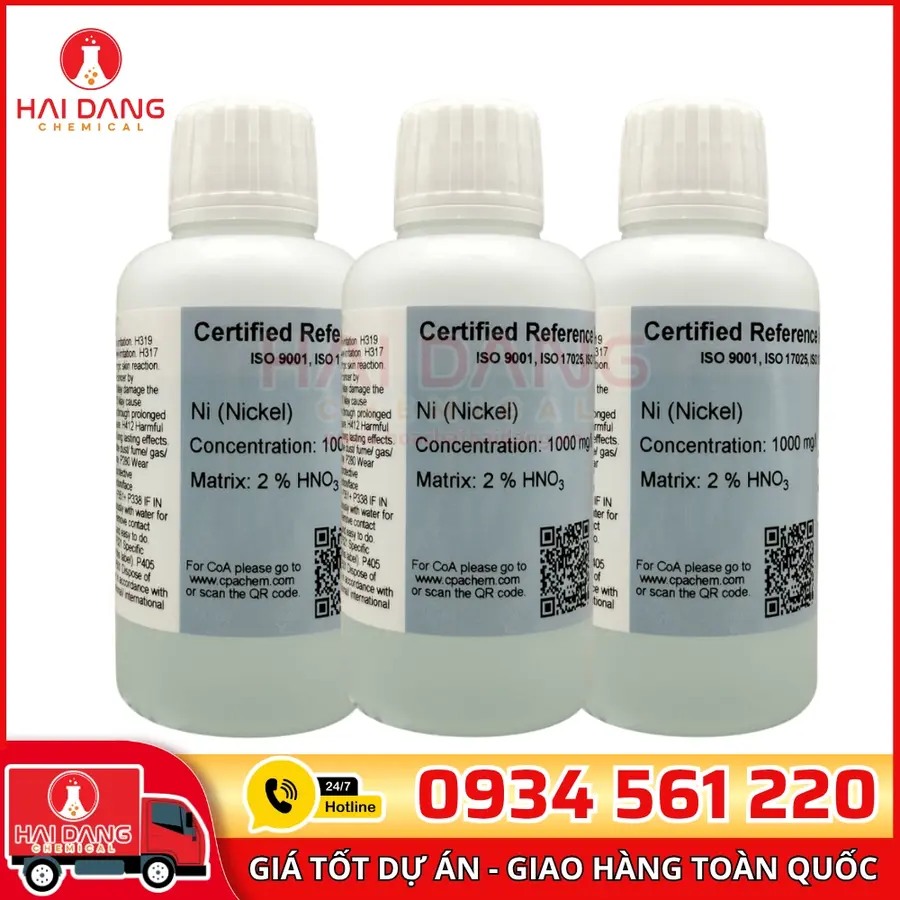 Dung Dịch Chuẩn Ni 1g/L CPAchem 100ml Dùng Cho AAS