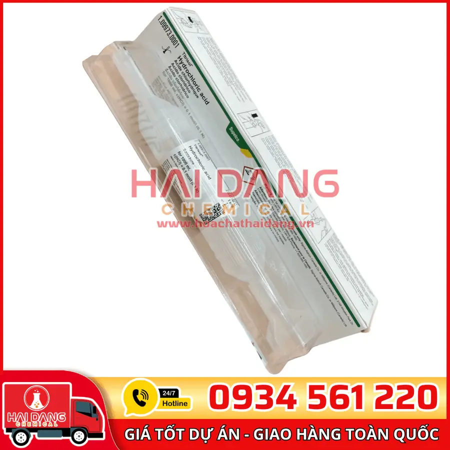 Ống chuẩn HCl 0.1M – Merck