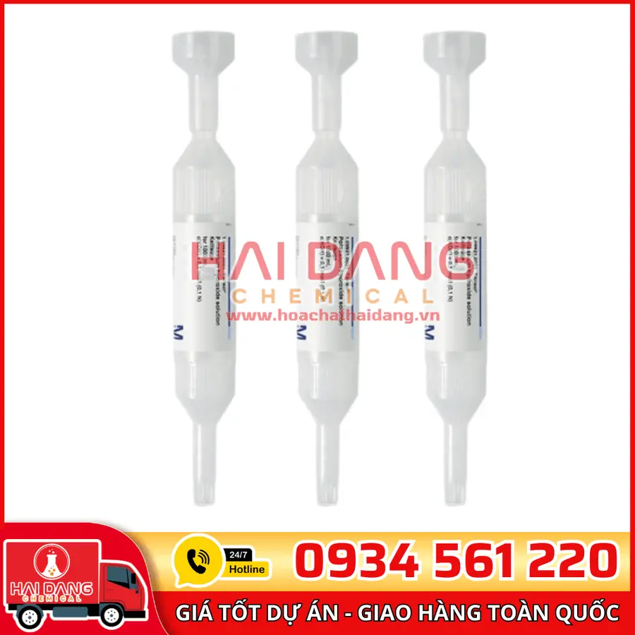 Ống chuẩn HCl 0,01M (0,01N) – Merck