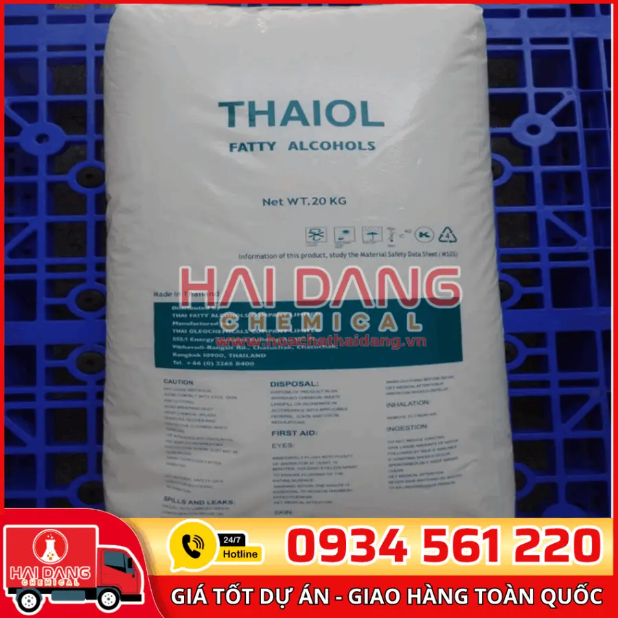 Cetyl Stearyl Alcohol Thái Lan – Tá Dược Nhũ Hóa Dược Phẩm 25Kg
