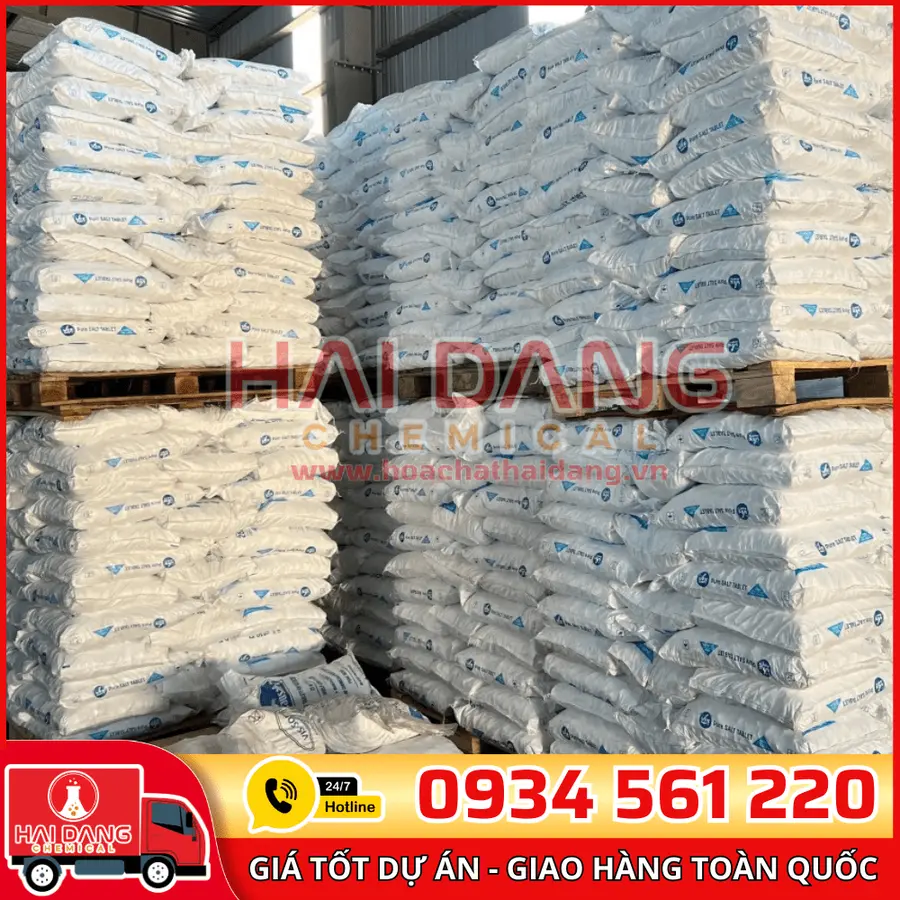 Muối Viên Vissoft NaCl Ấn Độ