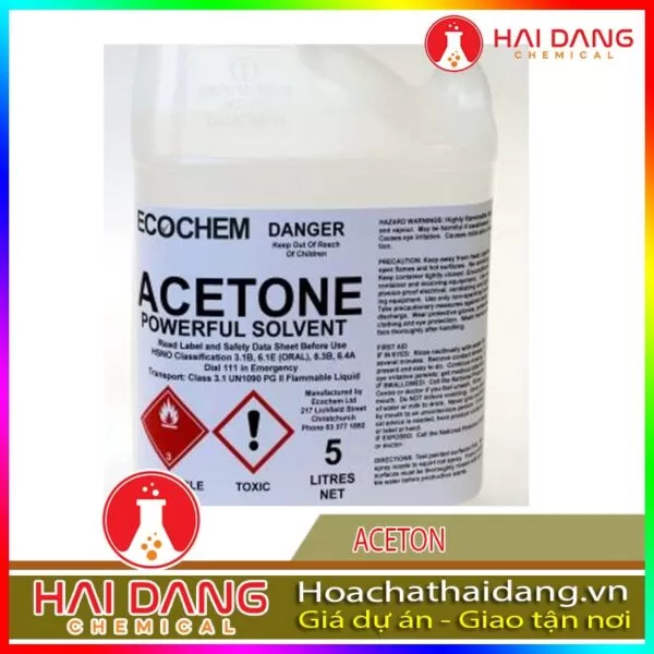 Hóa Chất Vệ Sinh Tẩy Rửa Khô Acetone