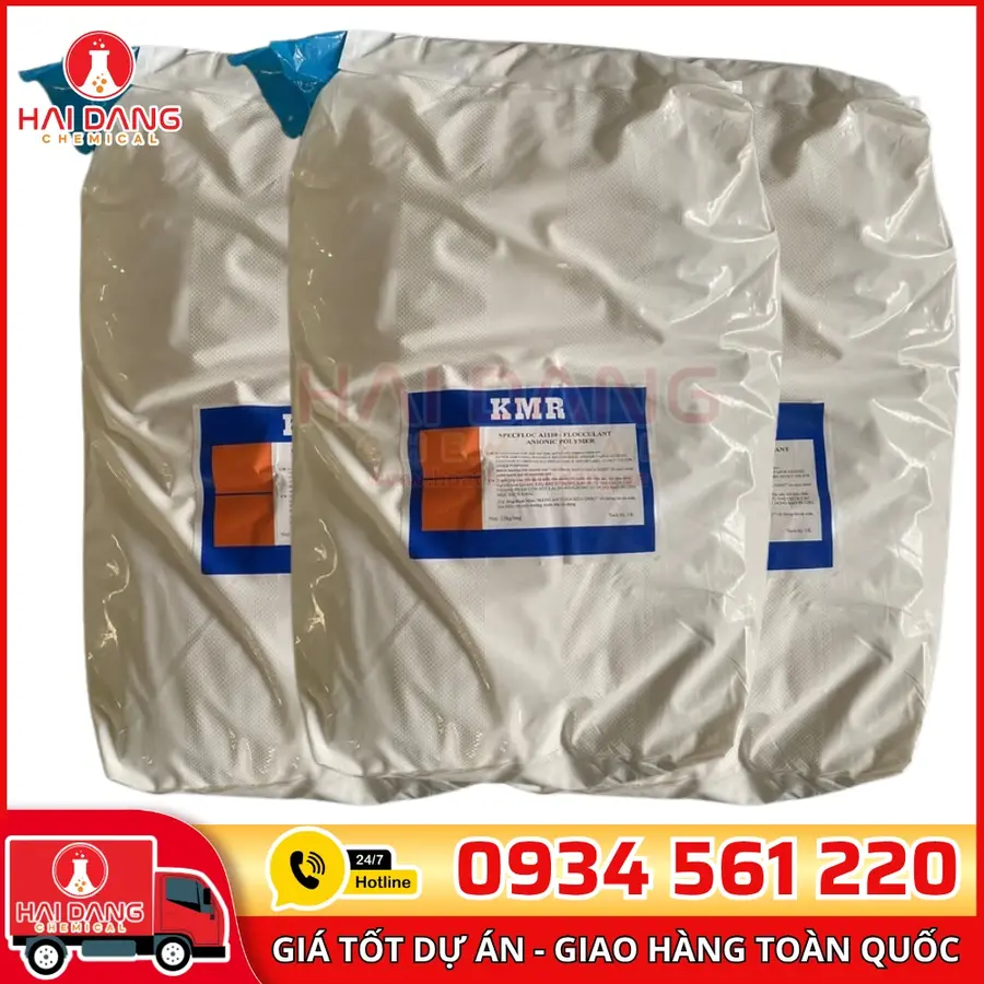 Polymer Anion A1110 Giá Tốt – Keo Tụ Tạo Bông Nhanh Hiệu Quả