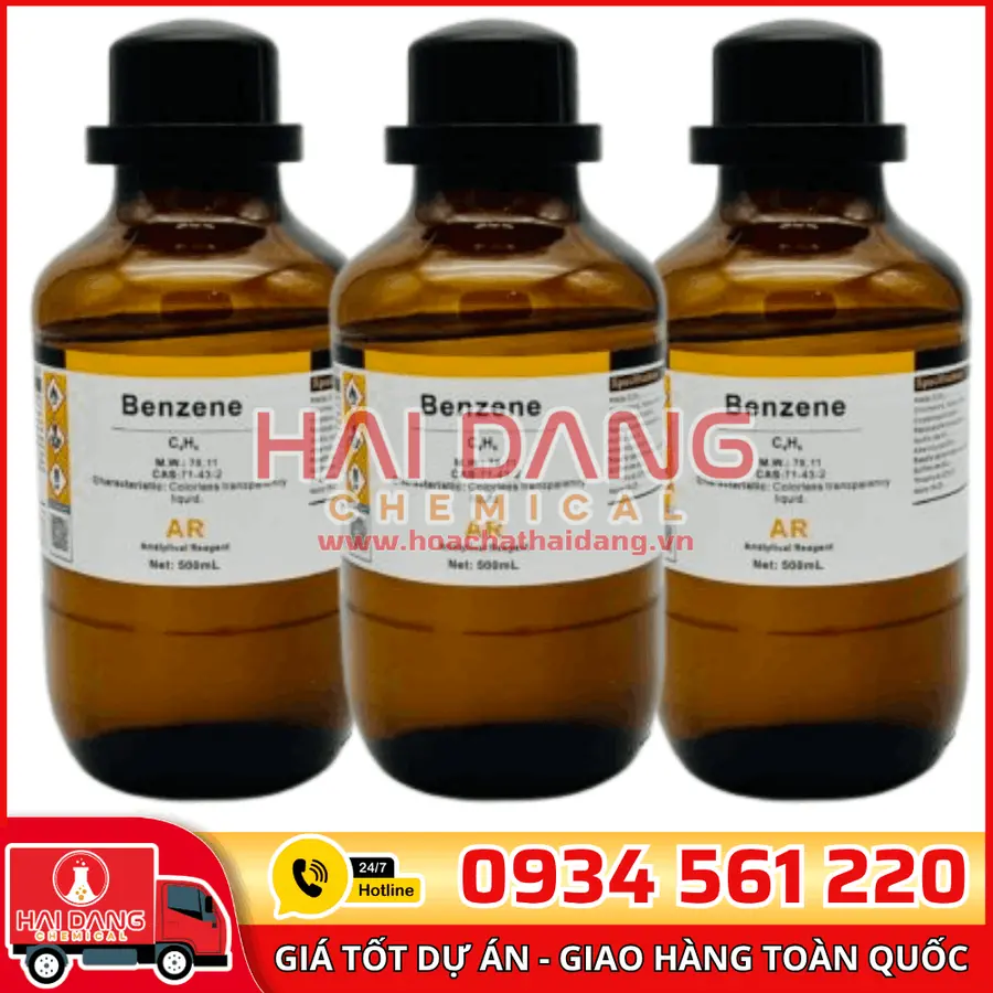 Benzene (Benzen), lọ 500g - hãng Xilong