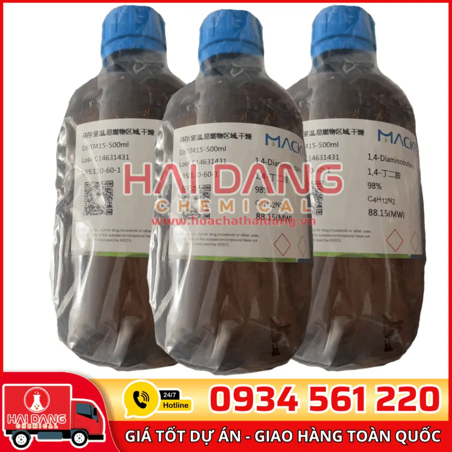 1,4-Diaminobutane 500ml - Macklin 