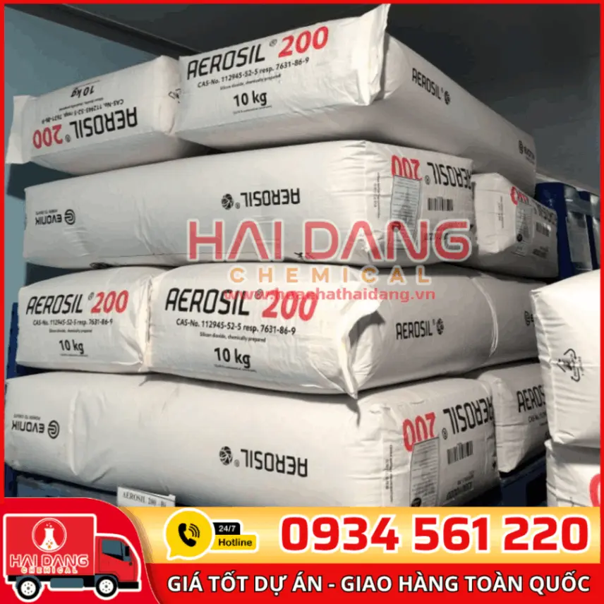 Aerosil Bỉ – Chất Tạo Độ Sánh & Ổn Định Mỹ Phẩm 10Kg/Bao