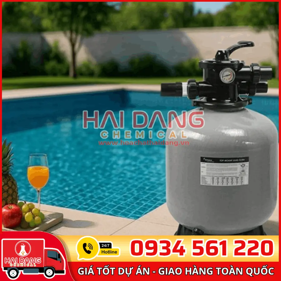 Bình Lọc Bể Bơi EMAUX V450 – Nhỏ Gọn, Hiệu Suất Tốt, Giá Hợp Lý