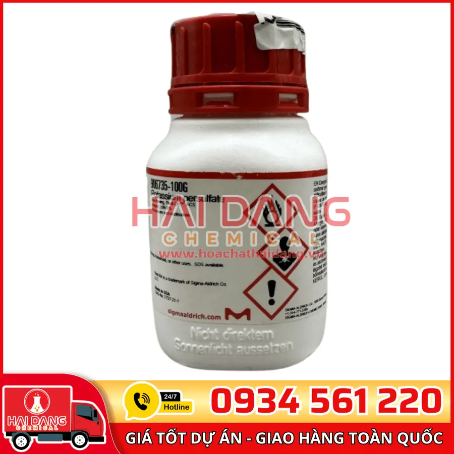 Potassium persulfate lọ 100g, hãng Singma