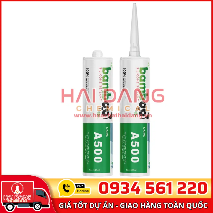 Keo Silicone Apollo Sealant A175 – Trám Khe, Dán Kính, Chống Thấm Hiệu Quả