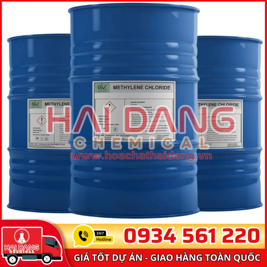 Dung Môi Methyl Chloride Đài Loan CH3Cl Phuy 260kg