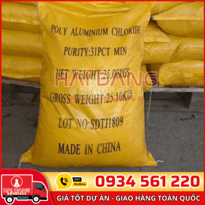 Polyaluminium Chloride Trung Quốc Pac AL2O3 31%
