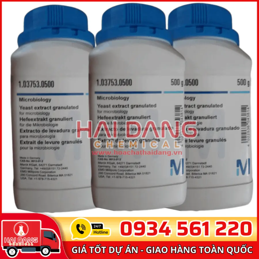 Yeast Extract Granulated lọ 500g - Merck