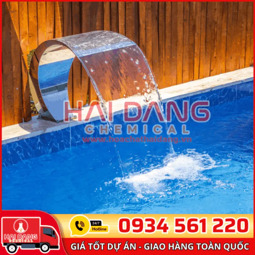 Thác Nước Nghệ Thuật Cho Hồ Bơi Thiết Kế Sang Trọng