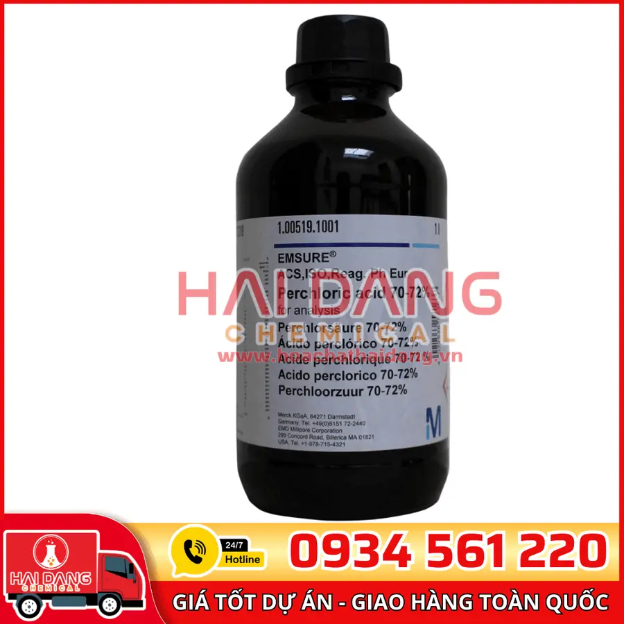 Perchloric Acid 70–72% lọ 1L - Merck