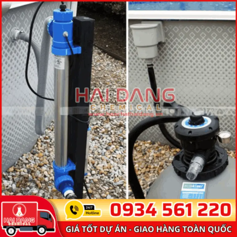 Đèn UV-C Khử Trùng Hồ Bơi Midas Hiệu Quả Và An Toàn