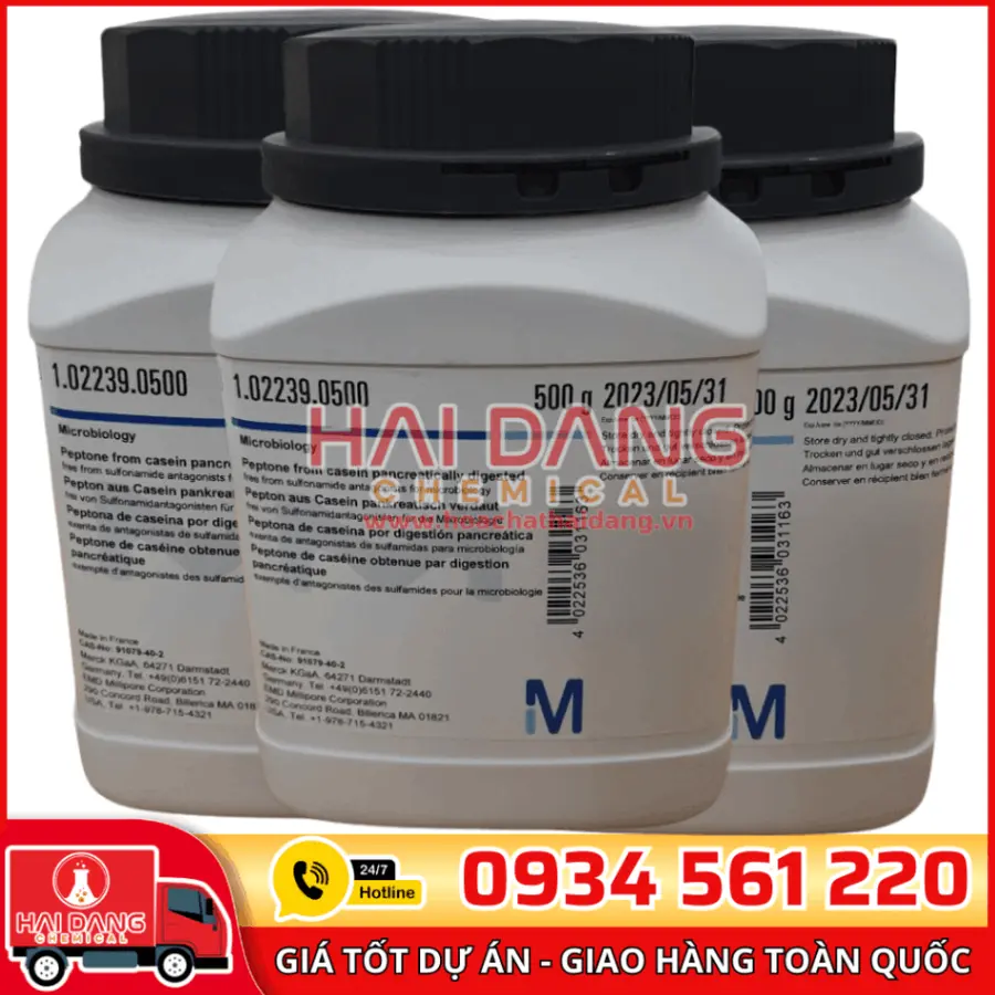 Peptone from Casein, Pancreatically Digested lọ 500g - Merck
