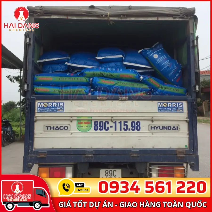 Than Hoạt Tính Gáo Dừa TB3 Iodine 900-1000 Việt Nam Bao 25kg