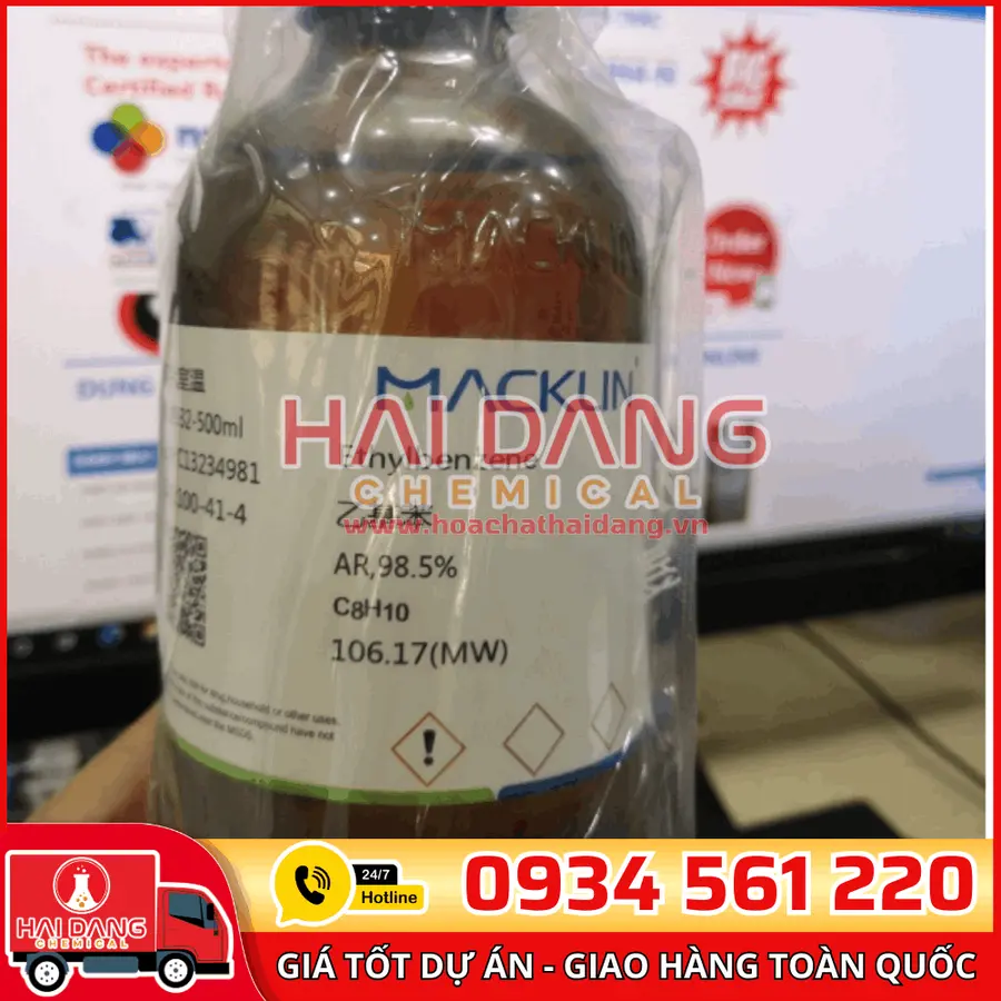 Ethylbenzene AR,98.5% 500ml - Macklin