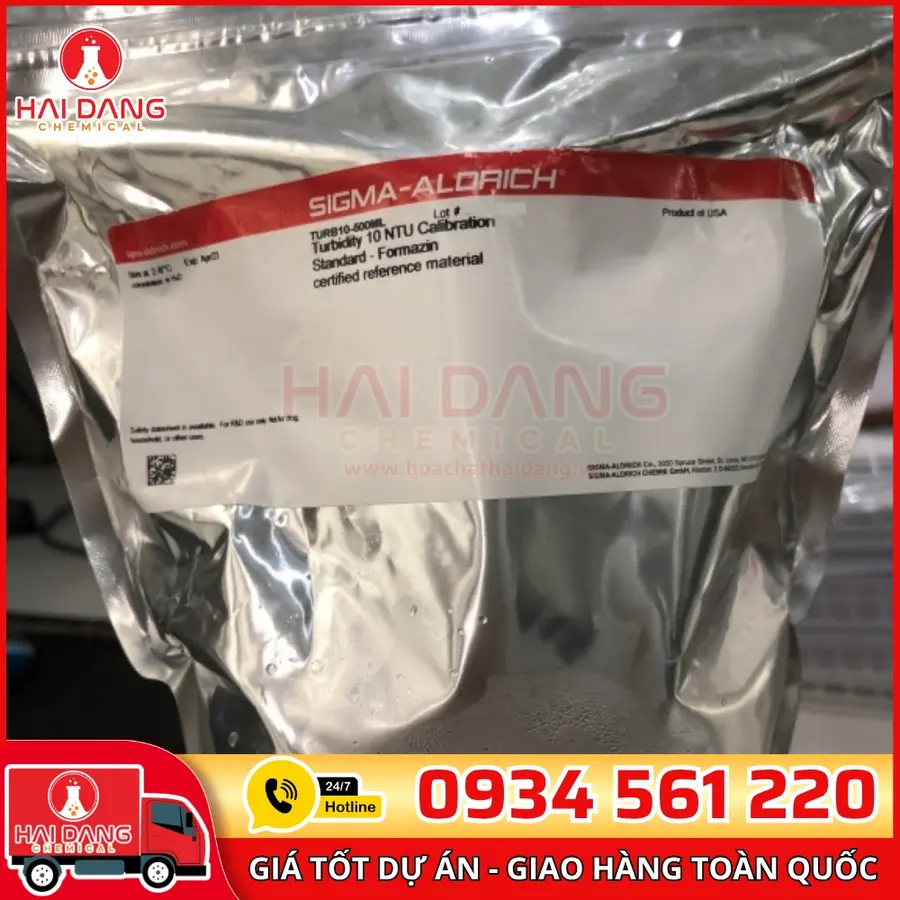 Dung dịch chuẩn Độ đục 10 NTU lọ 500ml, hãng Sigma