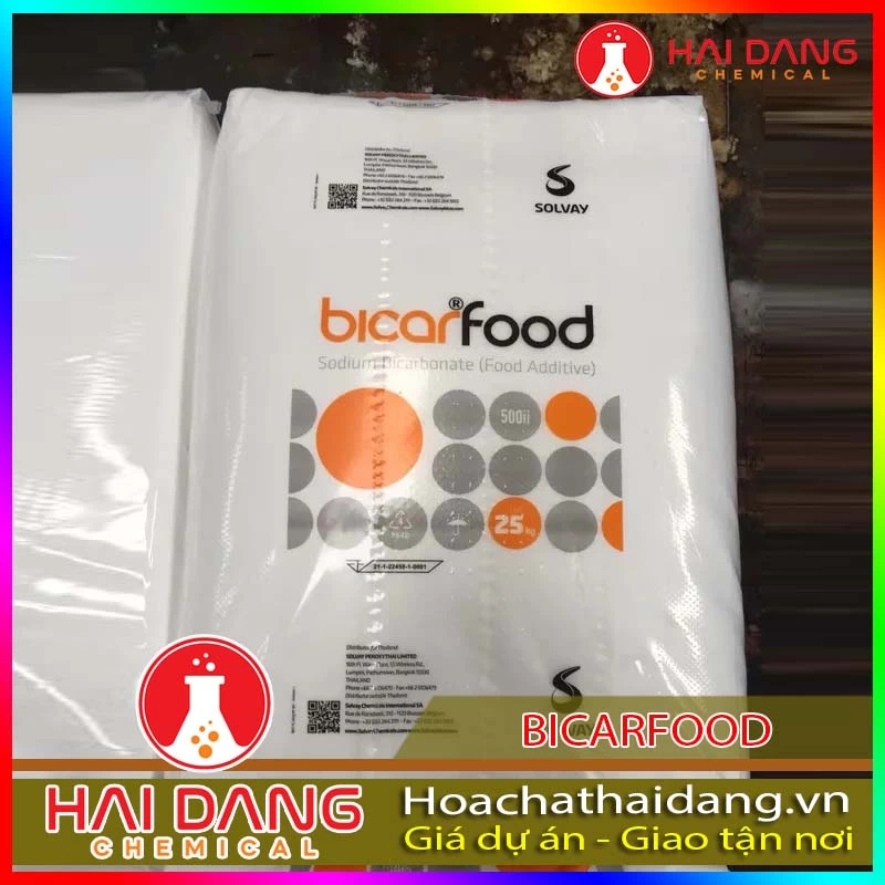 Hóa Chất Thủy Sản Bicarfood NaHCO3 Tăng Kiềm