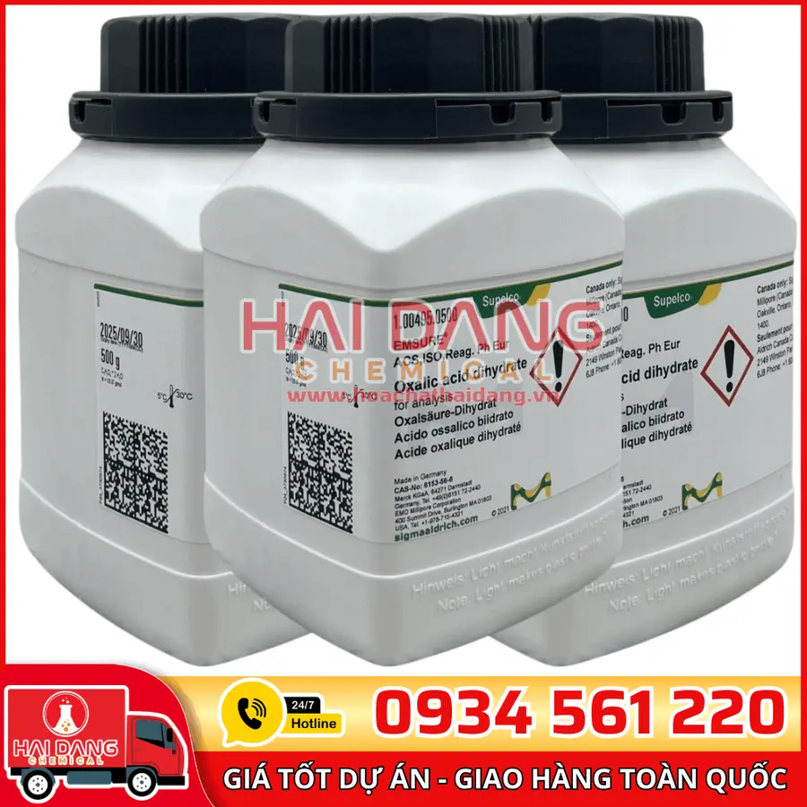 Oxalic Acid Dihydrate lọ 500g - Merck