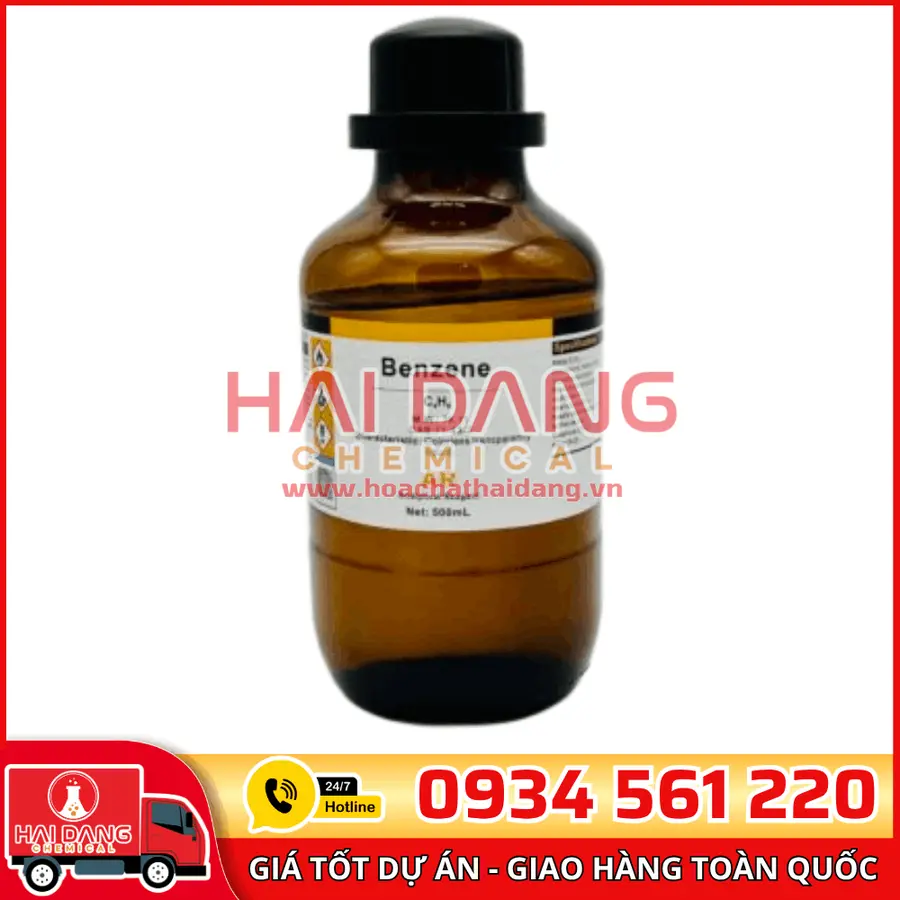 Benzene (Benzen), lọ 500g - hãng Xilong