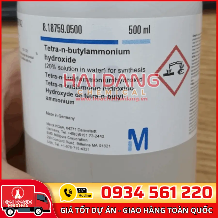 Tetra-n-butylammonium hydroxide lọ 500ml - Merck