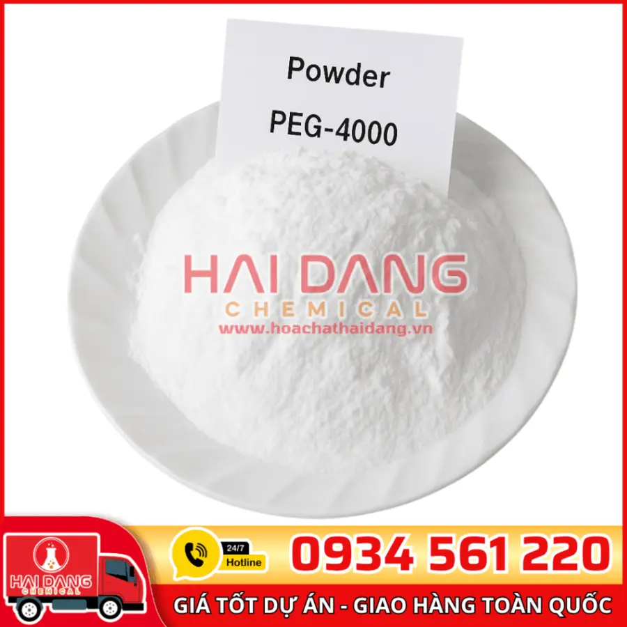 PEG 4000 Ấn Độ – Tá Dược Dạng Rắn Dùng Trong Dược Phẩm