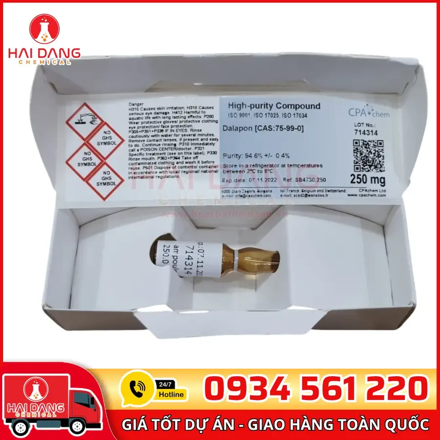 Chất Chuẩn Dalapon 250mg [CAS:75-99-0] CPAchem