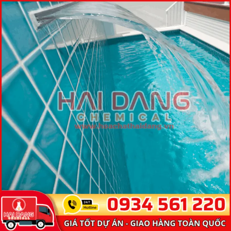 Thác Nước Nghệ Thuật Cho Hồ Bơi Thiết Kế Sang Trọng