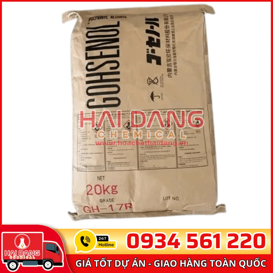 Polyvinyl Alcohol Nhật Bản – Tá Dược Kết Dính Dược Phẩm Cao Cấp