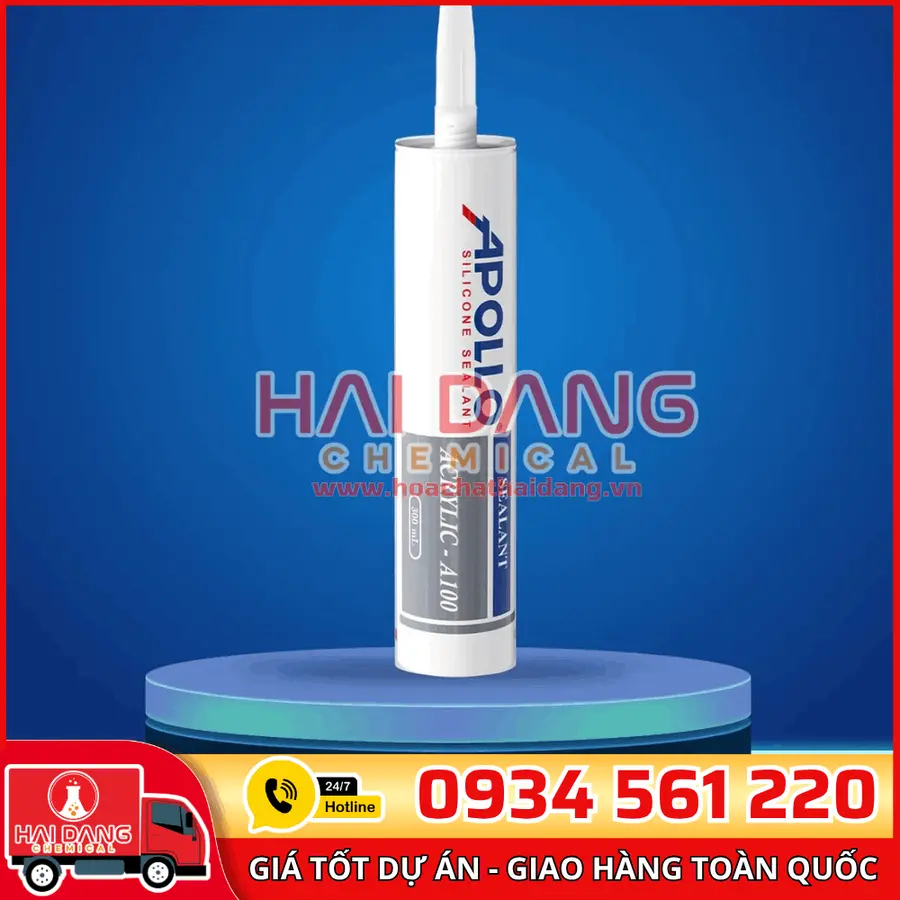 Keo Silicone Apollo A100–A300 – Trám Khe, Gắn Tôn, Chống Thấm