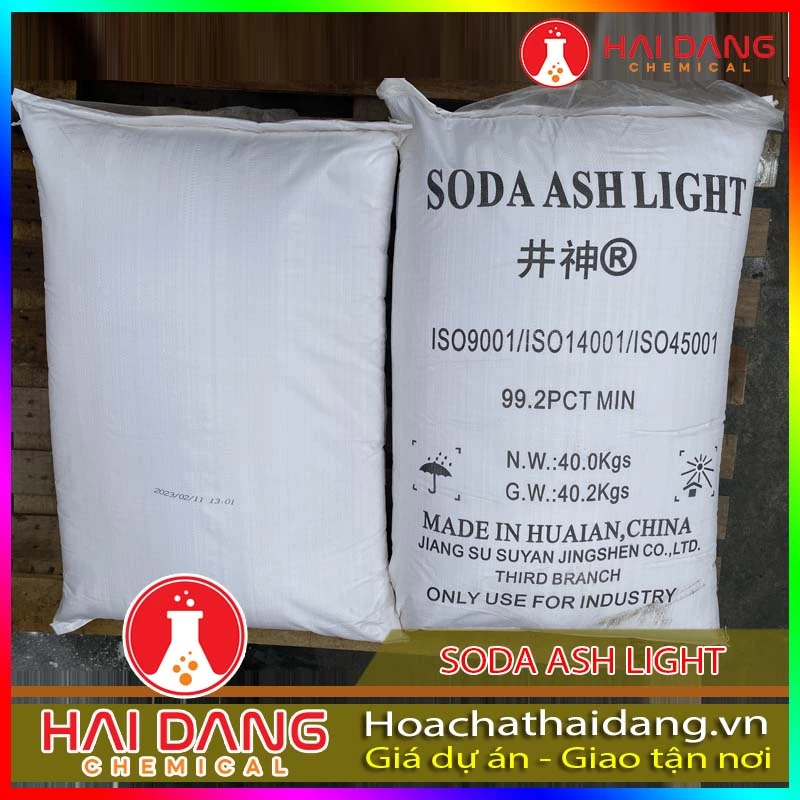 Hóa Chất Bể Bơi Soda Ash Light Jingshen Trung Quốc