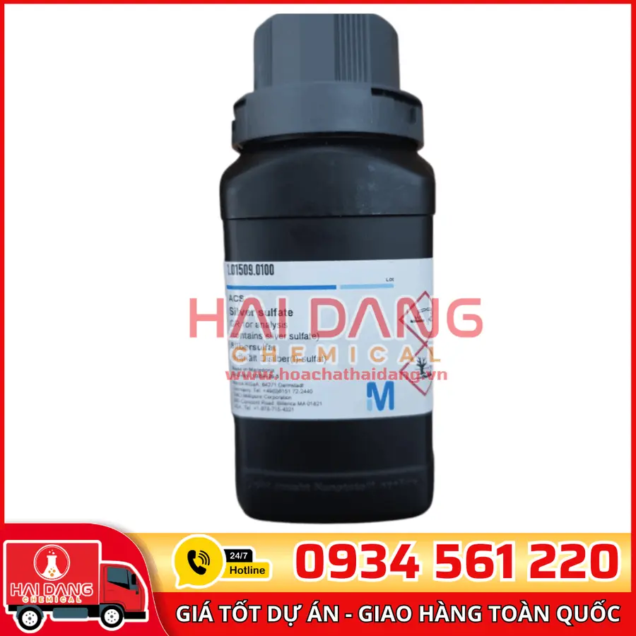 Silver Sulfate – Ag₂SO₄ lọ 100g - Merck