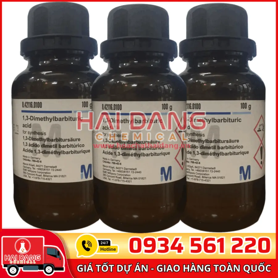 1,3-Dimethylbarbituric acid lọ 100g - Merck