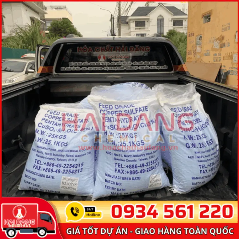 Đồng Sulphate Copper Sulphate Taiwan CuSo4.5H2O Đài Loan